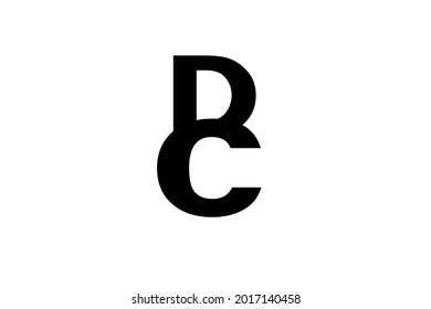 Initial Letter DC Logo Design Template 