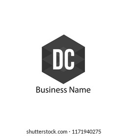 Initial Letter DC Logo Template Design