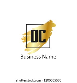 Initial Letter DC Logo Template Design