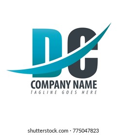 Initial Letter DC Overlapping Logo