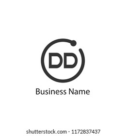 Initial Letter DD Logo Template Design