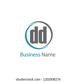 Initial Letter DD Logo Template Design