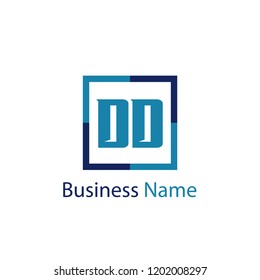 Initial Letter DD Logo Template Design