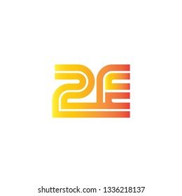 Initial letter design logo template