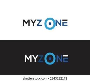 Initial Letter design,my zone Logo Design,abstract logo