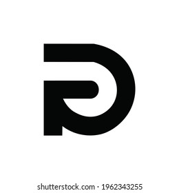 letra inicial logotipo DG o monograma de icono. EPS 10