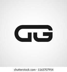 Initial Letter DG Logo Template Design