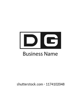 Initial Letter DG Logo Template Design