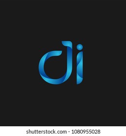 Initial Letter DI Logo Design