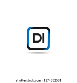 Initial Letter DI Logo Template Design
