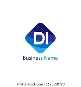 Initial Letter DI Logo Template Design