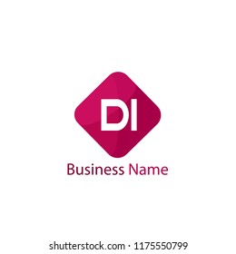 Initial Letter DI Logo Template Design