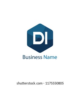 Initial Letter DI Logo Template Design