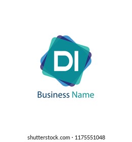 Initial Letter DI Logo Template Design