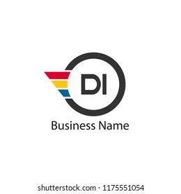 Initial Letter DI Logo Template Design