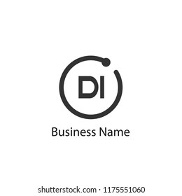 Initial Letter DI Logo Template Design