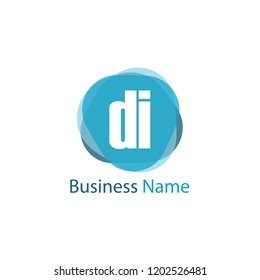 Initial Letter DI Logo Template Design