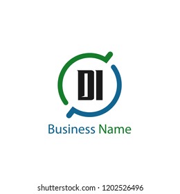 Initial Letter DI Logo Template Design