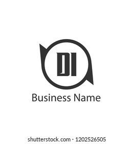 Initial Letter DI Logo Template Design