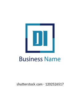 Initial Letter DI Logo Template Design