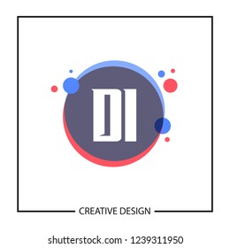 Initial Letter DI Logo Template Design