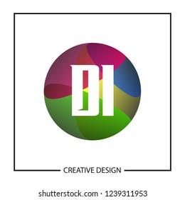 Initial Letter DI Logo Template Design