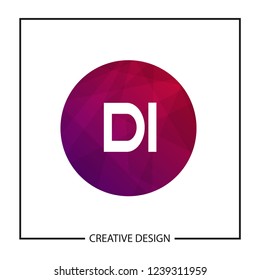 Initial Letter DI Logo Template Design