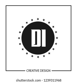 Initial Letter DI Logo Template Design