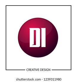 Initial Letter DI Logo Template Design
