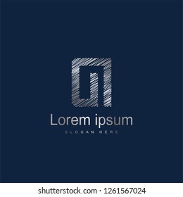 Initial Letter DI Logo Template Vector Design