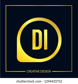 Initial Letter Di Logo Template Design