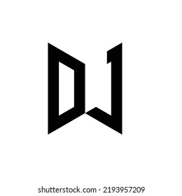 Initial Letter Dj Logo Design Vector Stock Vector (Royalty Free ...