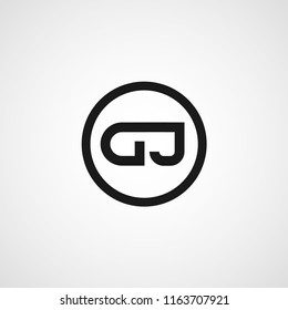 Initial Letter DJ Logo Template Design