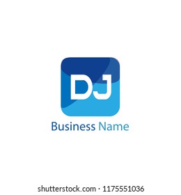 Initial Letter DJ Logo Template Design