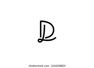 Initial Letter DL Logo Design Vector Template