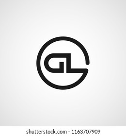 Initial Letter DL Logo Template Design