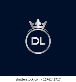 Initial Letter DL Logo Template Design