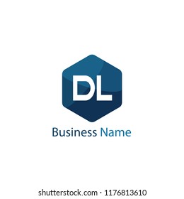 Initial Letter DL Logo Template Design