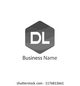 Initial Letter DL Logo Template Design