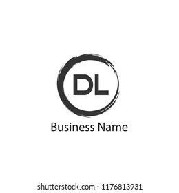 Initial Letter DL Logo Template Design