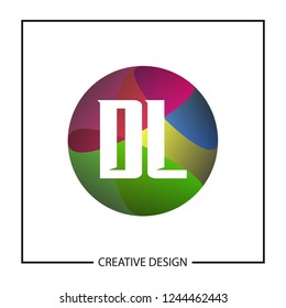 Initial Letter DL Logo Template Design