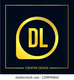 Initial Letter DL Logo Template Design