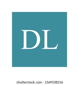 Initial Letter DL Logo Template Vector Design