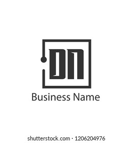 Initial Letter DM Logo Template Design