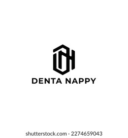 Initial Letter DN Design Logo