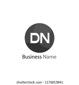 Initial Letter DN Logo Template Design