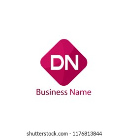Initial Letter DN Logo Template Design