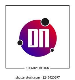 Initial Letter DN Logo Template Design