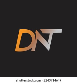 Initialbuchstaben DNT Logo-Design
