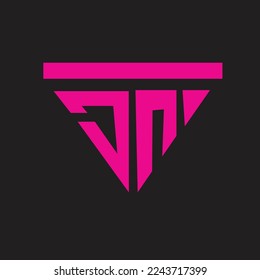 Initial letter DNT logo design